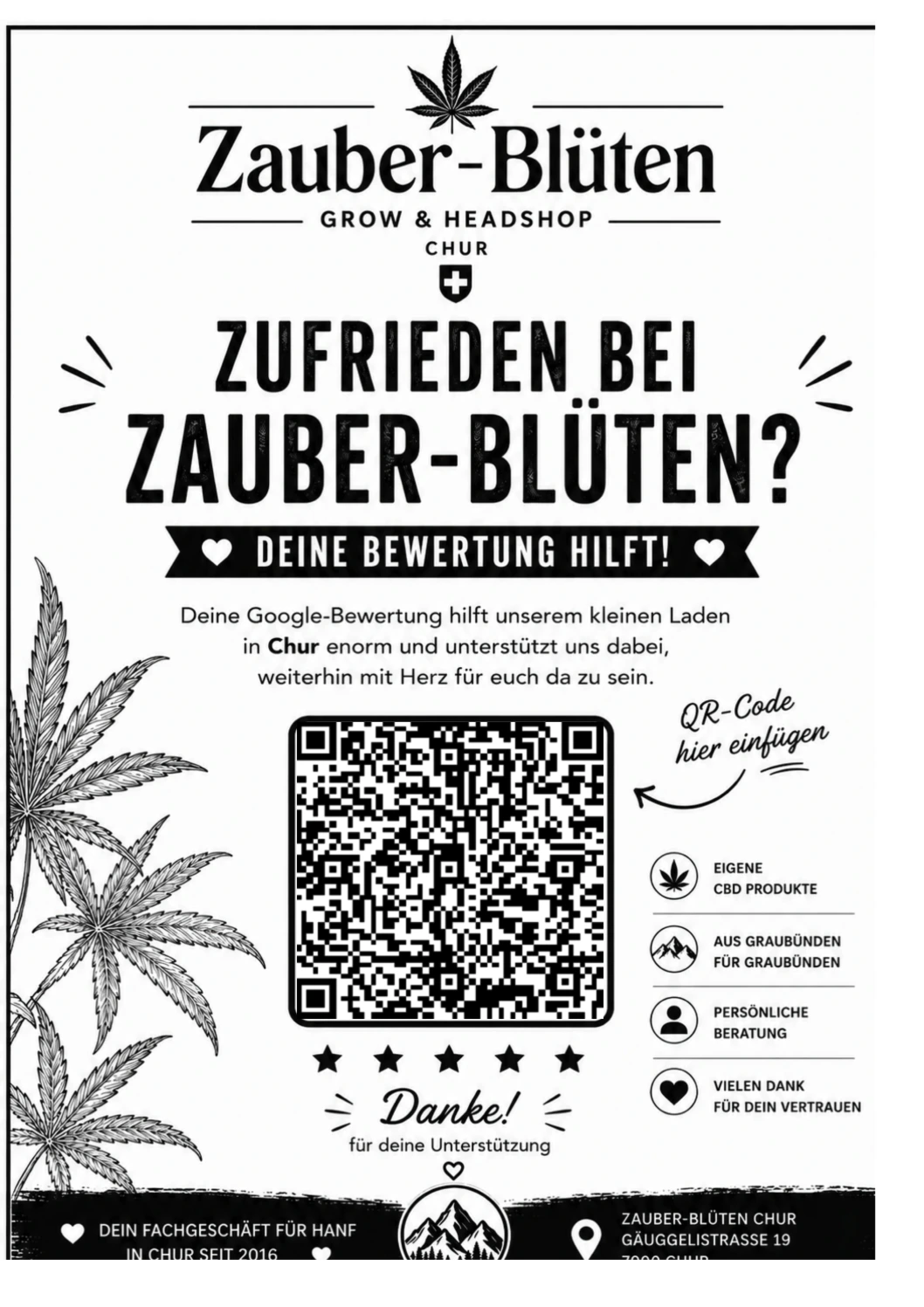 Zauber-Blüten Werbung