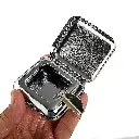 Taschenaschenbecher Chrom Eckig_2.webp