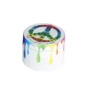 Alu Grinder 4-teilig 48mm Peace Colourful