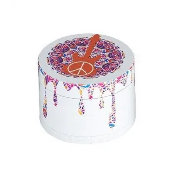Alu Grinder 4-teilig 48mm Peace Gitarre