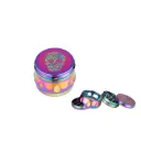 Alu Grinder 4-teilig 53mm Rainbow Skull