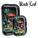 Black Leaf Rolling Tray S Black Leaf Mushroom 140 x 180mm