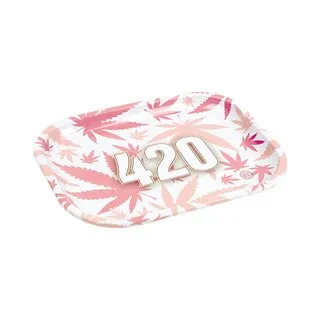 Metal Rolling Tray - 420 Girl 1/4 (27.5cm x 17.5cm)