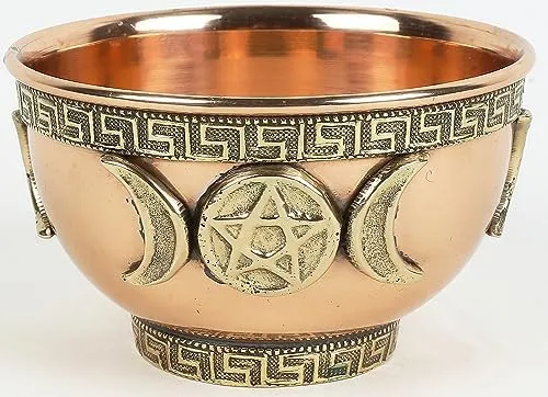 [000400534] RÄUCHERSCHALE KUPFER - TRIPLE MOON