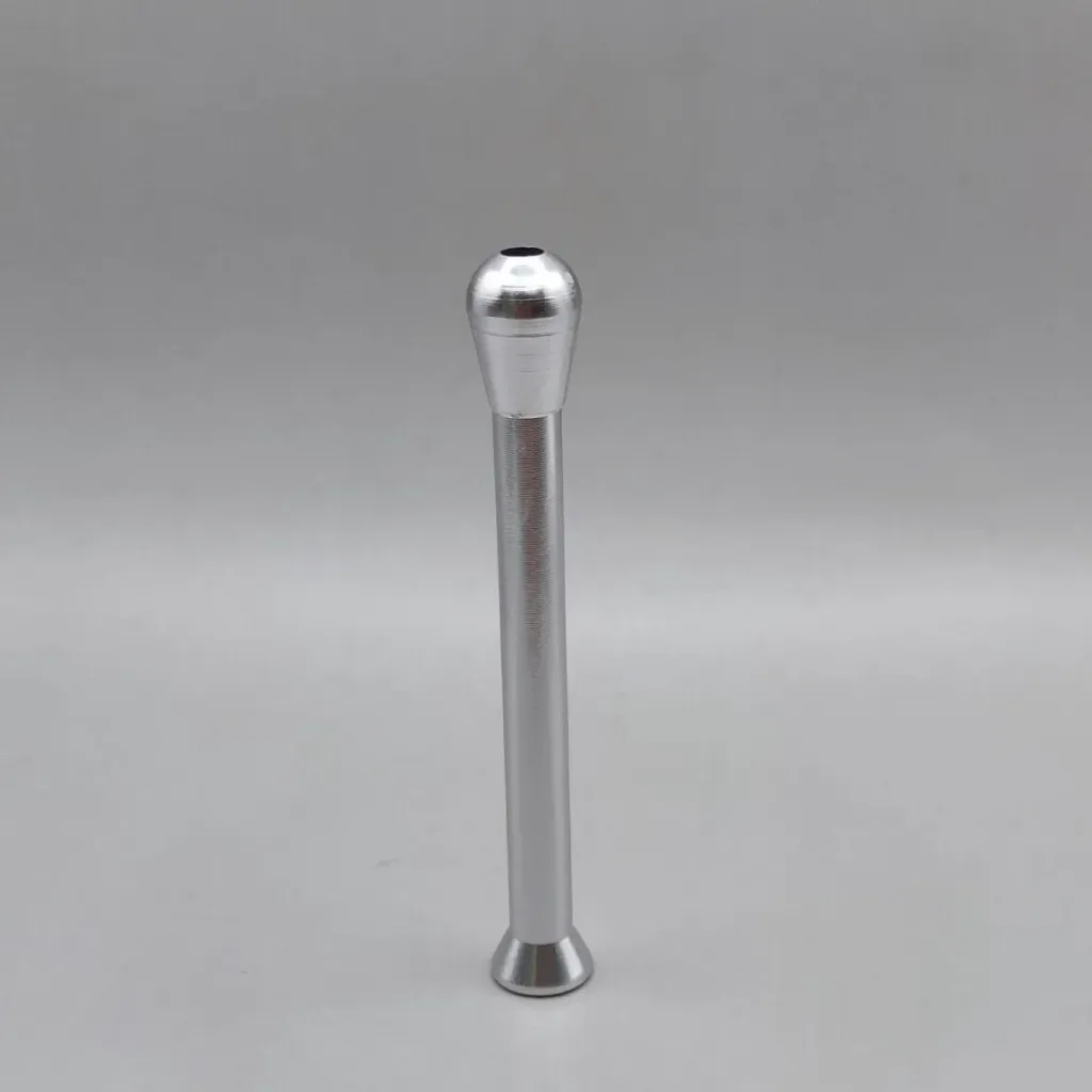 [000100341] Röhrli silbern mit Ausstülpung