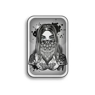 Rolling Tray - Tattoo Girl (27.5cm x 17.5cm)