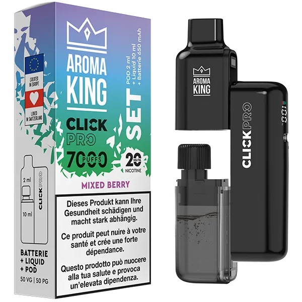 Aroma King Click Pro 7000er Set