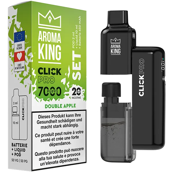 Aroma King Click Pro 7000er Set