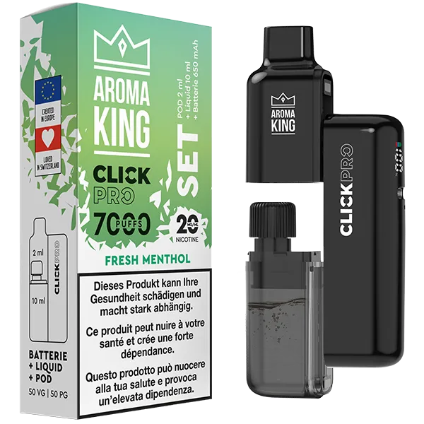 Aroma King Click Pro 7000er Set