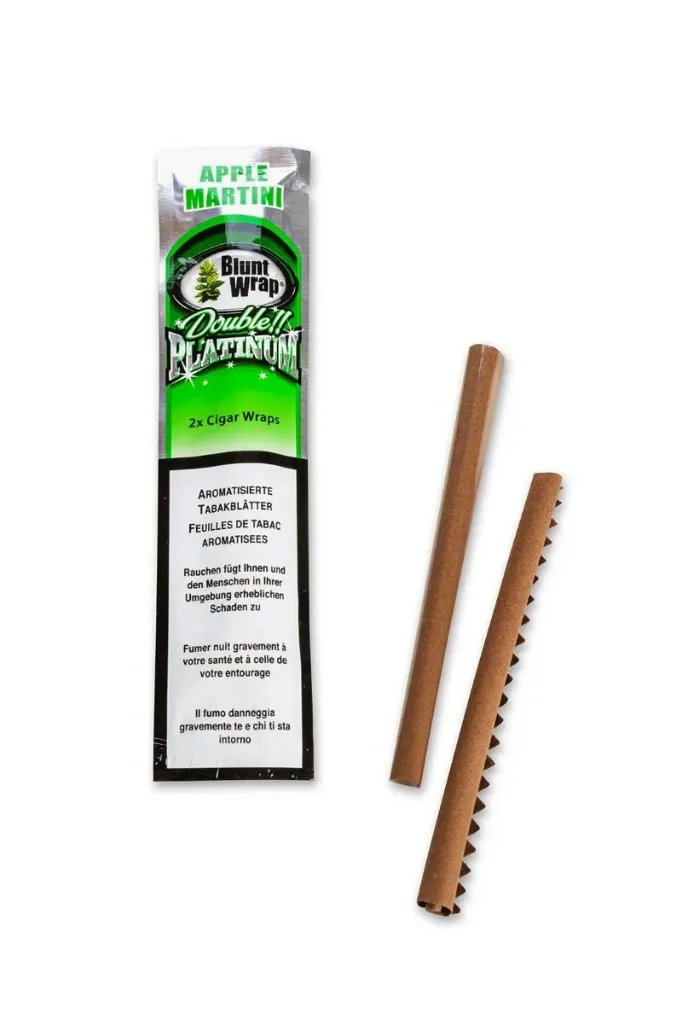 [7777778040] Blunt Wrap Platinum Double - Apple Martini (Single)