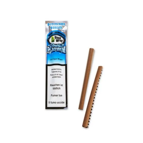 [7777778042] Blunt Wrap Platinum Double - Blueberry Burst (Single)
