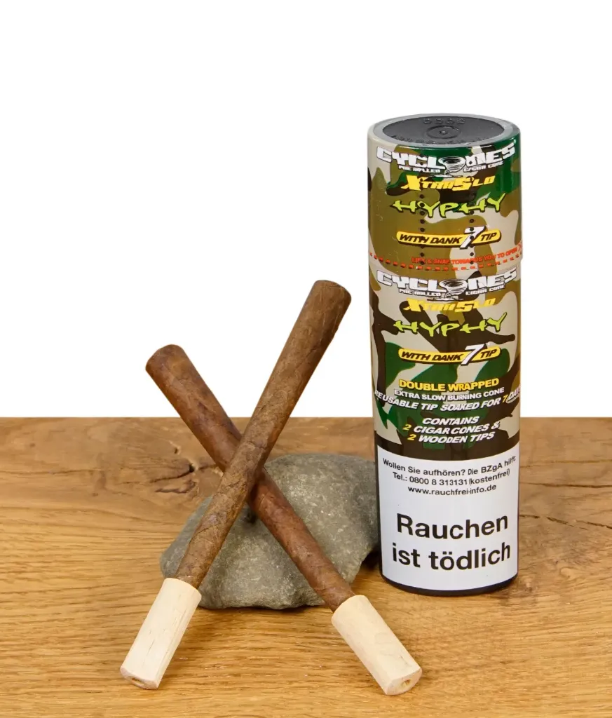 [7777778083] CYCLONES XTRA HYPHY BLUNTS MIT HOLZFILTER (Single)