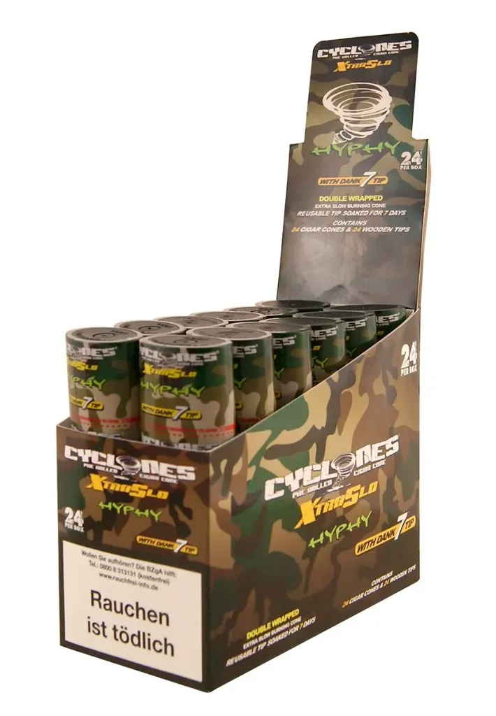 CYCLONES XTRA HYPHY BLUNTS MIT HOLZFILTER