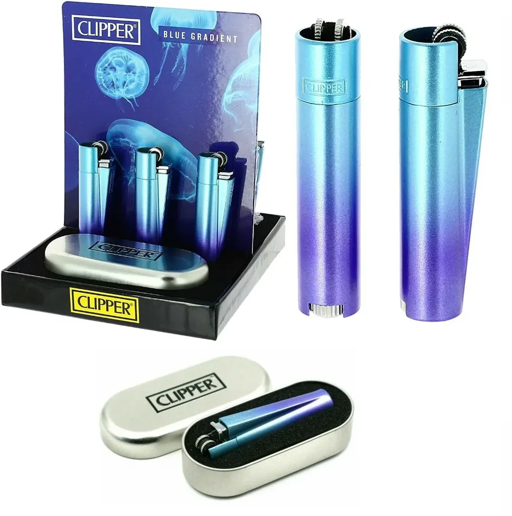 Clipper - Metall "Blue Gradient"