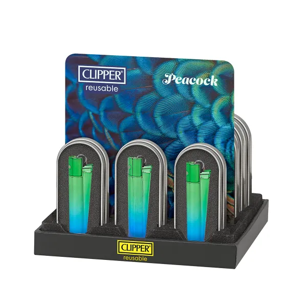 Clipper Metal Peacock Gradient