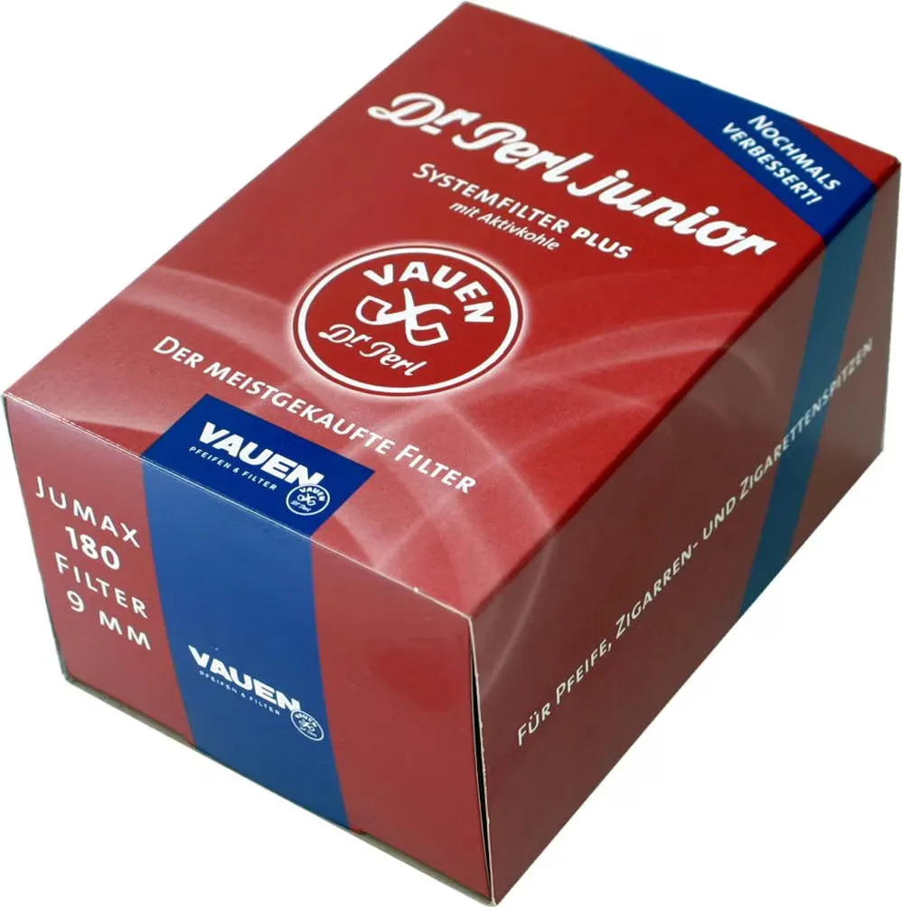 [7777778209] DR. PERL JUNIOR AKTIVKOHLEFILTER 9MM 40 Stk. (Single)