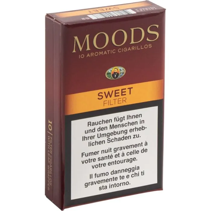 [7777778211] Dannemann Moods Sweet Filter - 10er Schachtel (Single)
