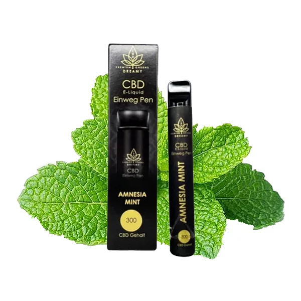 [7777778222] Dreamy ~ CBD Vape ~ Amnesia Mint ~ mit Airflow (Single)