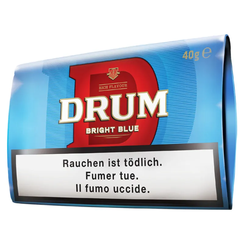 [7777778228] Drum Bright Blue Beutel 40g (Single)