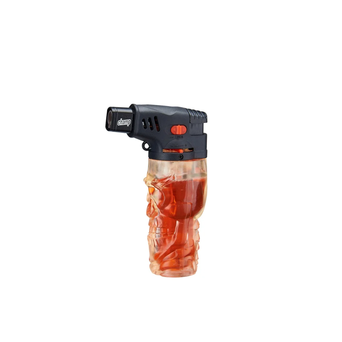 [7777778486] Feuerzeug Skull Colourful (Rot Single)