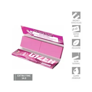 [7777778531] GIZEH All Pink KSS + Tips (Single)