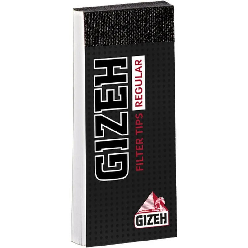 [7777778541] GIZEH Black Filter Tips Regular (Single)