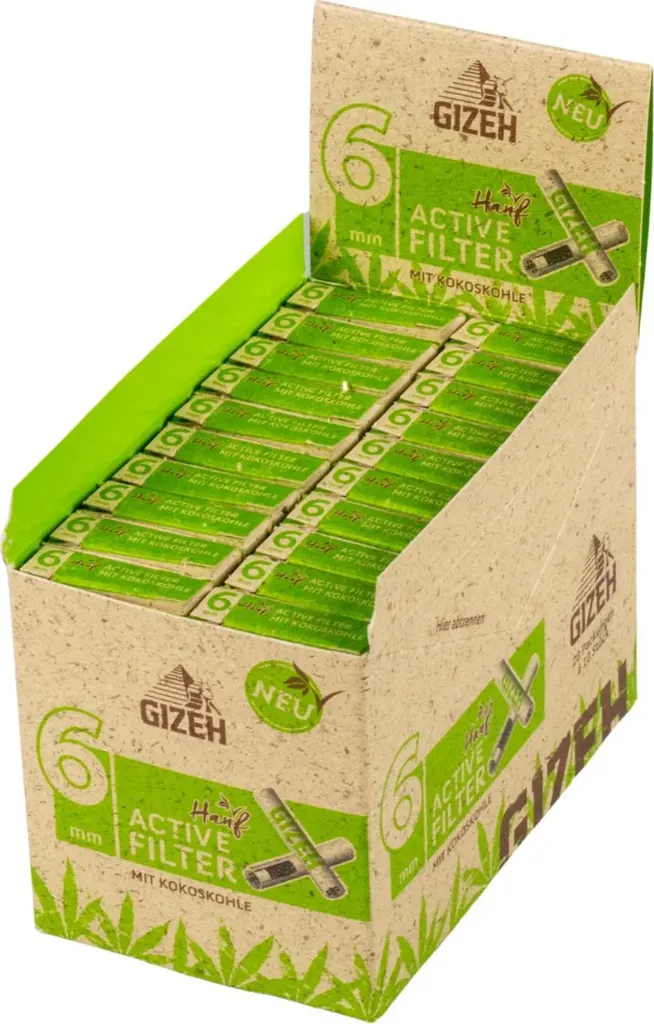 GIZEH Hanf & Gras Active Filter 6mm