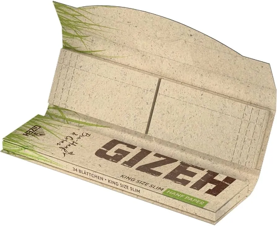 [7777778551] GIZEH Hanf & Gras King Size Slim + Tips (Single)
