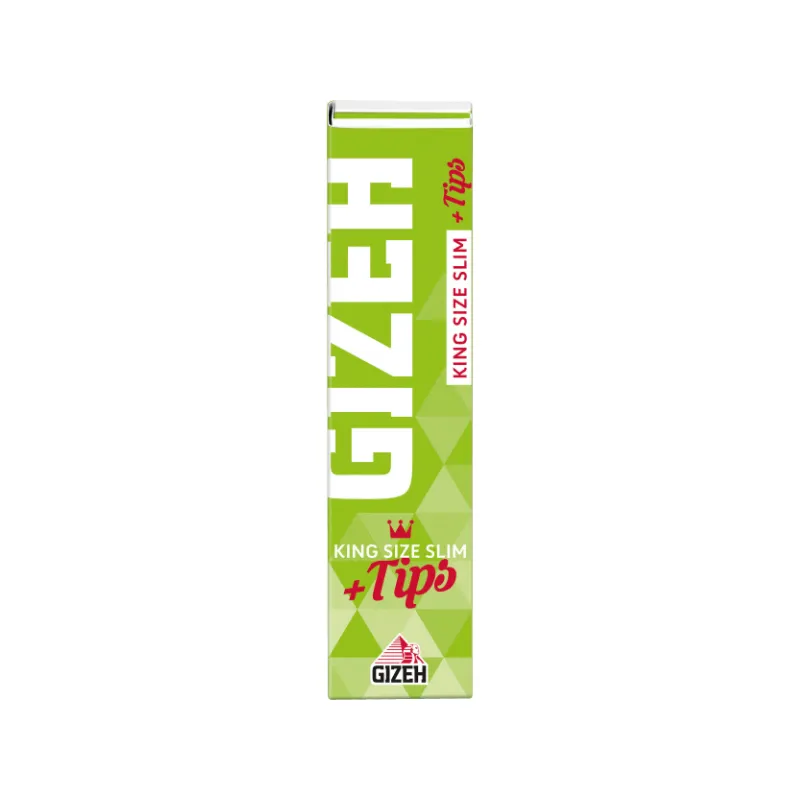 [7777778557] GIZEH King Size Slim Super Fine + Tips (Single)