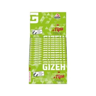 GIZEH King Size Slim Super Fine + Tips