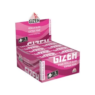 GIZEH Pink Rolls Slim