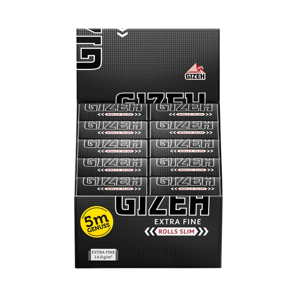 Gizeh Black Rolls Slim 5m
