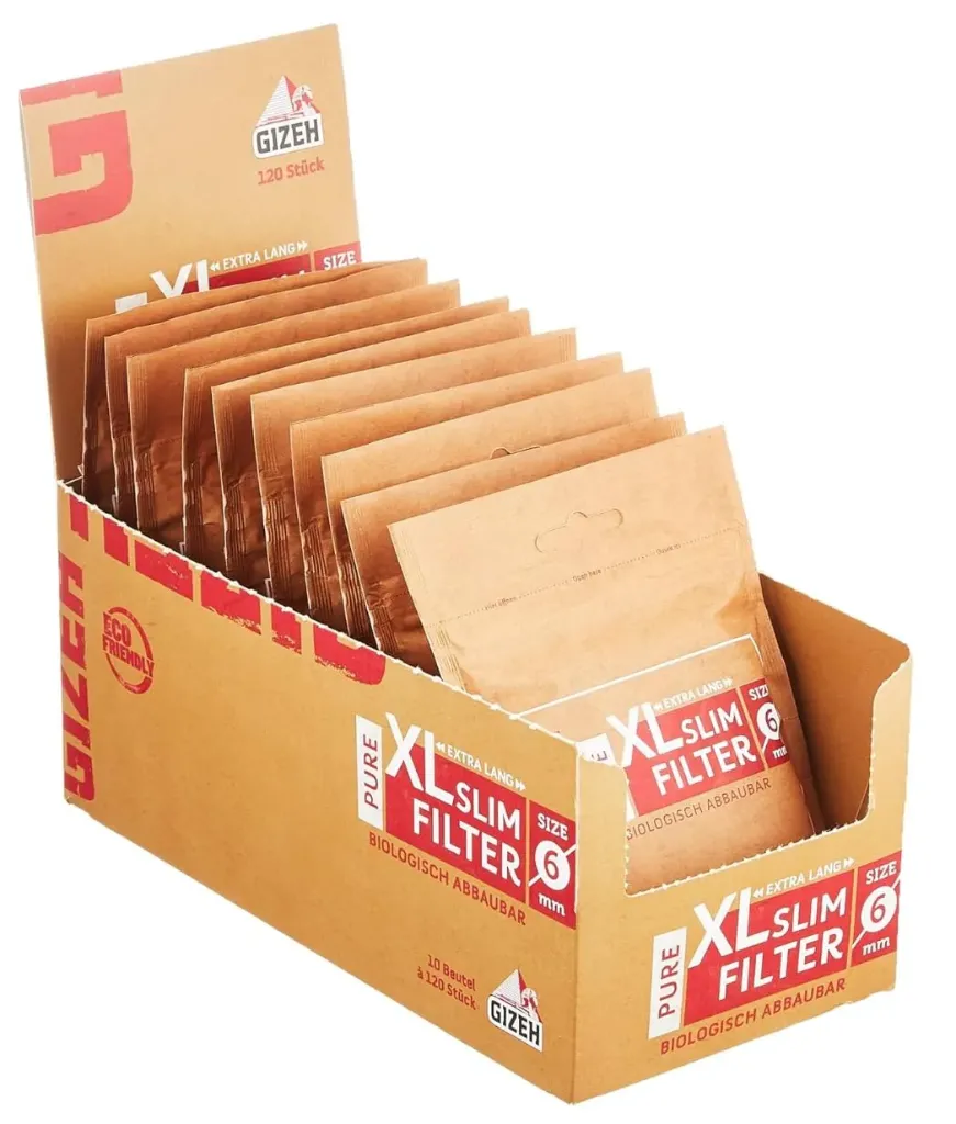 Gizeh XL Slim Filter Pure 120