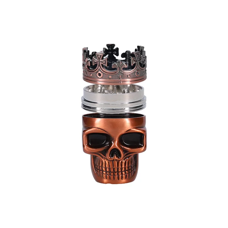 [7777778620] Grinder Metall " Skull " 75mm Champ (Single)