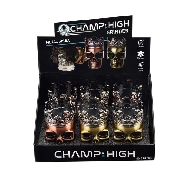 Grinder Metall " Skull " 75mm Champ