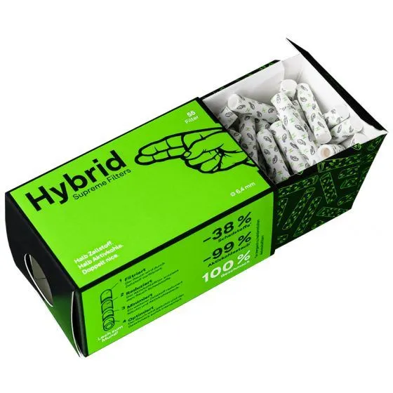 Hybrid Supreme - Aktivkohlefilter (55 Stk.)