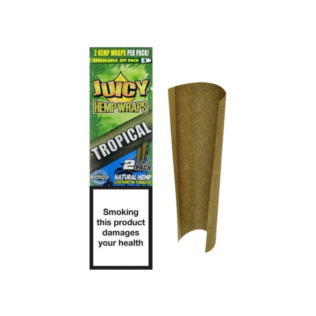 [7777778809] Juicy Hemp Wraps Tropical (Single)