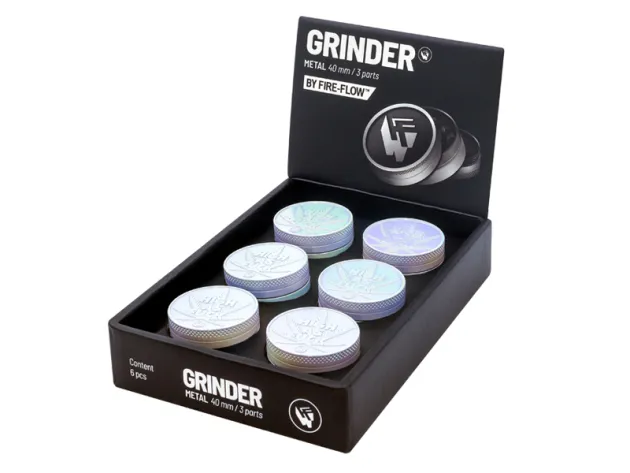 Metal Grinder 40mm 3P - Icy Pearl High as Fuck