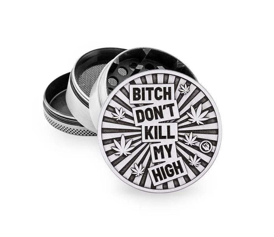 [7777779027] Metal Grinder 5cm 4P - Silver - Bitch Dont Kill My High (Single)