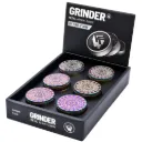 Metal Grinder Icy Leaf Pattern 3-teilig 40mm