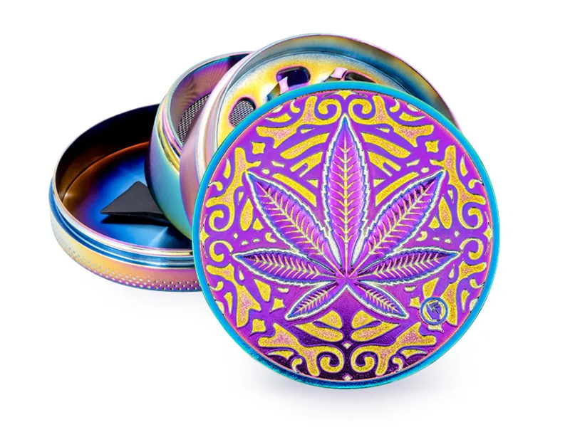 [7777779049] Metal Grinder Icy Trance Leaf 4-teilig 60mm (Single)