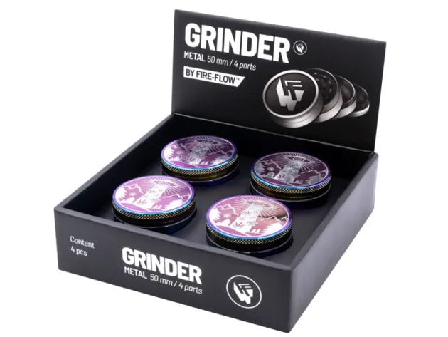 Metal Grinder Icy Ufo 4-teilig 50mm