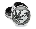 Metal Grinder Silver 420 Heart 3-teilig 40mm
