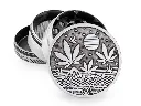 Metal Grinder Silver Leaves 37 1 4-teilig 50mm