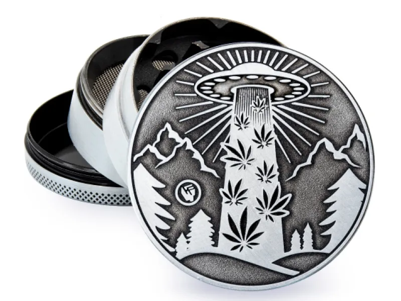 [7777779069] Metal Grinder Silver UFO 4-teilig 60mm (Single)