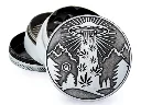 Metal Grinder Silver UFO 4-teilig 60mm