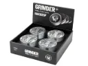 Metal Grinder Silver UFO 4-teilig 60mm