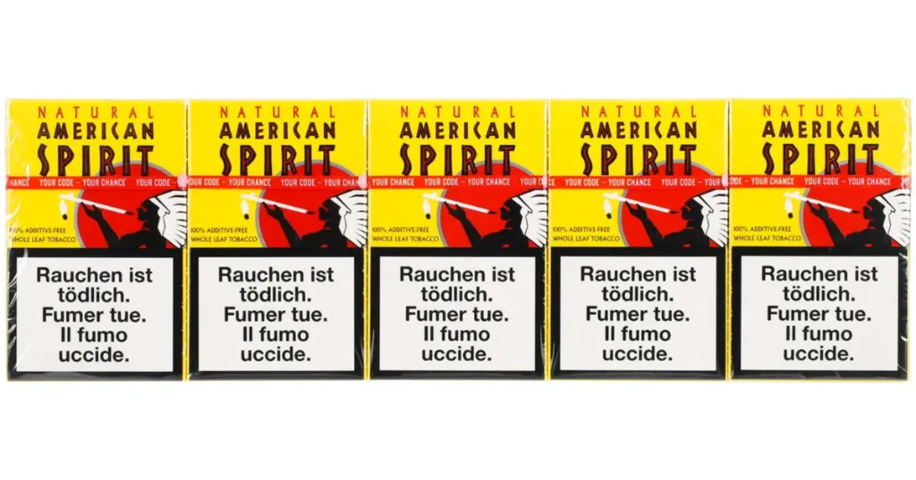 Natural American Spirit Gelb