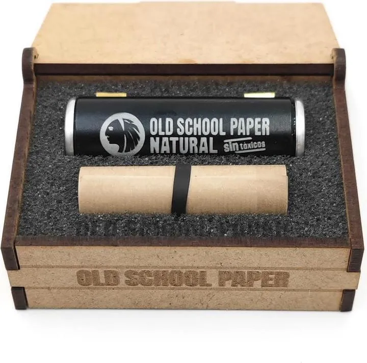 [7777779120] Old School Papers Eco Roll R44 King Size (Black)