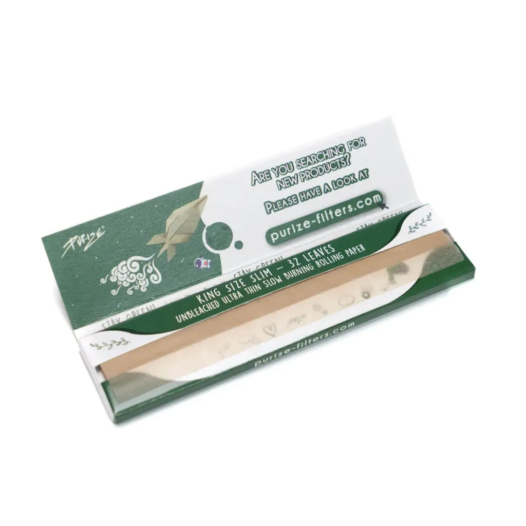 [7777779149] PURIZE® ~ Brown Papers ~ KingSize Slim (Single)